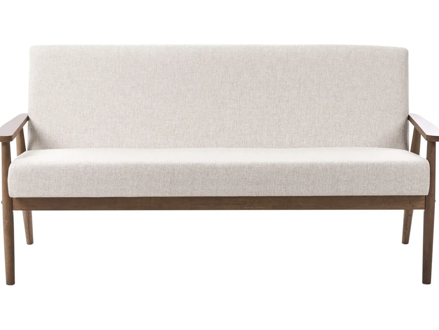 Outlet Sofa dla 3 osób ESRUM Ciemny brąz/ beżowy Sofy Tapicerowane|Kolekcje Sof