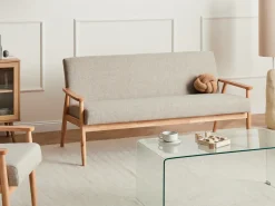 Best Sofa dla 3 osób ESRUM Jasny brąz/ szary Sofy Tapicerowane|Kolekcje Sof