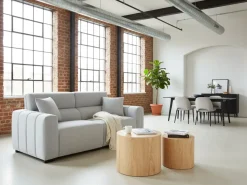 Best Sofa dla 3 osób FAUSKAN Błękitny Sofy Tapicerowane|Wszystkie Sofy