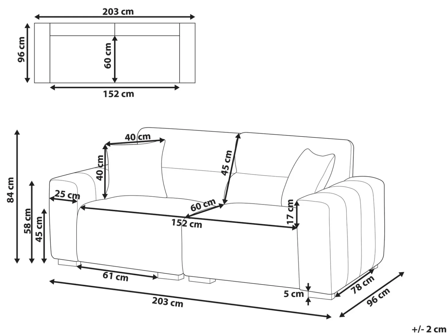 Best Sofa dla 3 osób FAUSKAN Błękitny Sofy Tapicerowane|Wszystkie Sofy