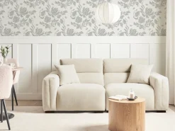 Best Sofa dla 3 osób FAUSKAN Jasno Sofy Tapicerowane|Wszystkie Sofy