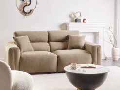 Clearance Sofa dla 3 osób FAUSKAN Jasno Sofy Tapicerowane|Wszystkie Sofy