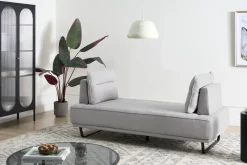 Best Sofa dla 3 osób FAXEN Szary Sofy Tapicerowane|Wszystkie Sofy