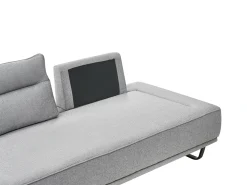Best Sofa dla 3 osób FAXEN Szary Sofy Tapicerowane|Wszystkie Sofy