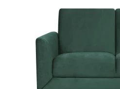 Sofa dla 2 osób FENES Welur Ciemnozielony Sofy Tapicerowane|Sofy Dwuosobowe