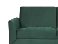 Outlet Sofa dla 3 osób FENES Welur Ciemnozielony Sofy Tapicerowane|Kolekcje Sof