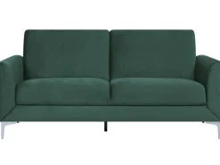 Outlet Sofa dla 3 osób FENES Welur Ciemnozielony Sofy Tapicerowane|Kolekcje Sof