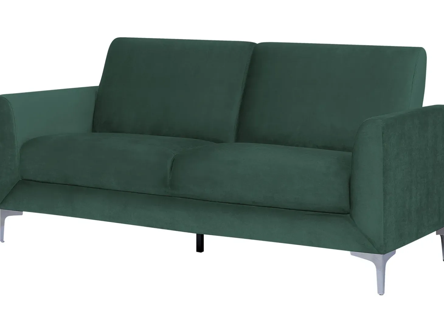 Outlet Sofa dla 3 osób FENES Welur Ciemnozielony Sofy Tapicerowane|Kolekcje Sof