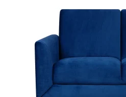Sale Sofa dla 2 osób FENES Welur Granatowy Sofy Tapicerowane|Sofy Dwuosobowe