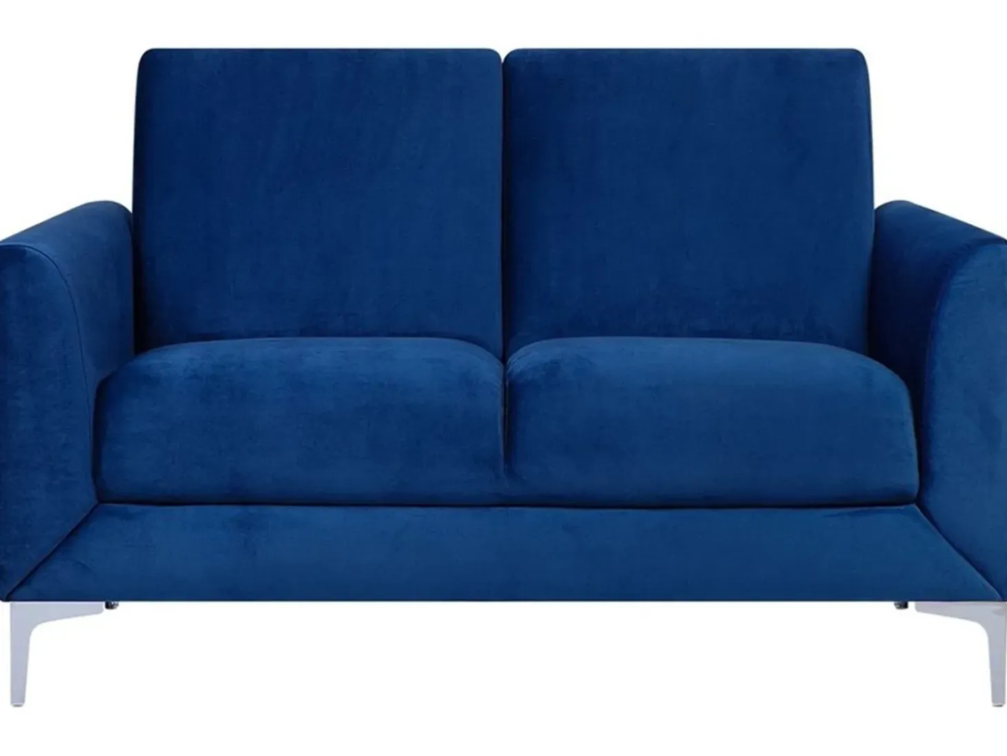 Sale Sofa dla 2 osób FENES Welur Granatowy Sofy Tapicerowane|Sofy Dwuosobowe