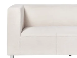 Clearance Sofa dla 3 osób FLORO Szenil Złamana biel Sofy Tapicerowane|Wszystkie Sofy