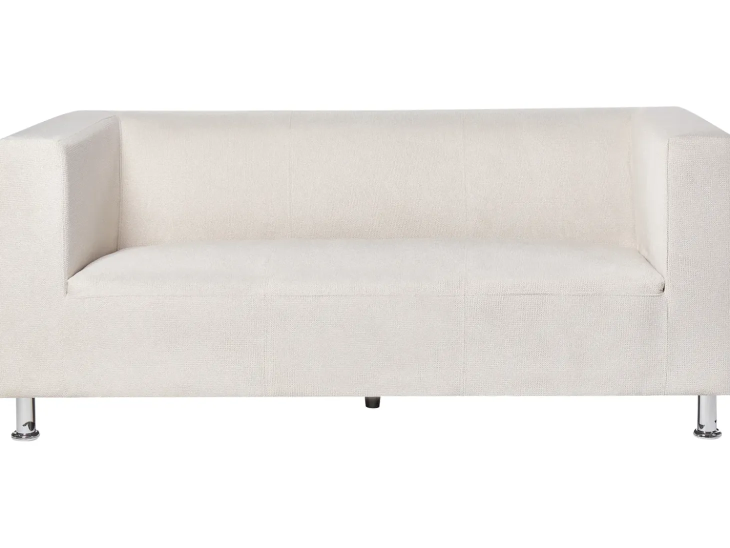 Clearance Sofa dla 3 osób FLORO Szenil Złamana biel Sofy Tapicerowane|Wszystkie Sofy