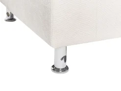 Clearance Sofa dla 3 osób FLORO Szenil Złamana biel Sofy Tapicerowane|Wszystkie Sofy