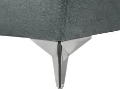 Best Sofa dla 2 osób GAULA Welur Szary Sofy Tapicerowane|Sofy Dwuosobowe