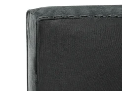 Best Sofa dla 2 osób GAULA Welur Szary Sofy Tapicerowane|Sofy Dwuosobowe