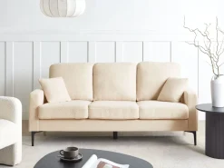 Hot Sofa dla 3 osób GAVLE Boucle Beżowy Sofy Tapicerowane|Wszystkie Sofy