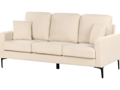 Hot Sofa dla 3 osób GAVLE Boucle Beżowy Sofy Tapicerowane|Wszystkie Sofy