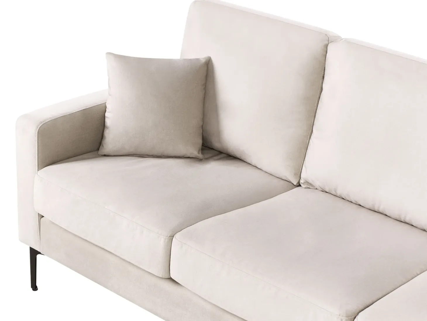 Outlet Sofa dla 3 osób GAVLE Jasnobeżowy Sofy Tapicerowane|Wszystkie Sofy