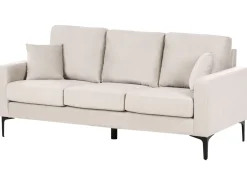 Outlet Sofa dla 3 osób GAVLE Jasnobeżowy Sofy Tapicerowane|Wszystkie Sofy