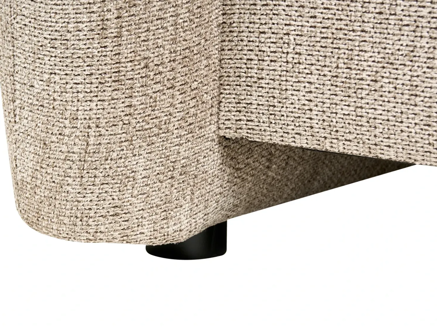 Outlet Sofa dla 2 osób GETA Beżowoszary Sofy Tapicerowane|Sofy Dwuosobowe