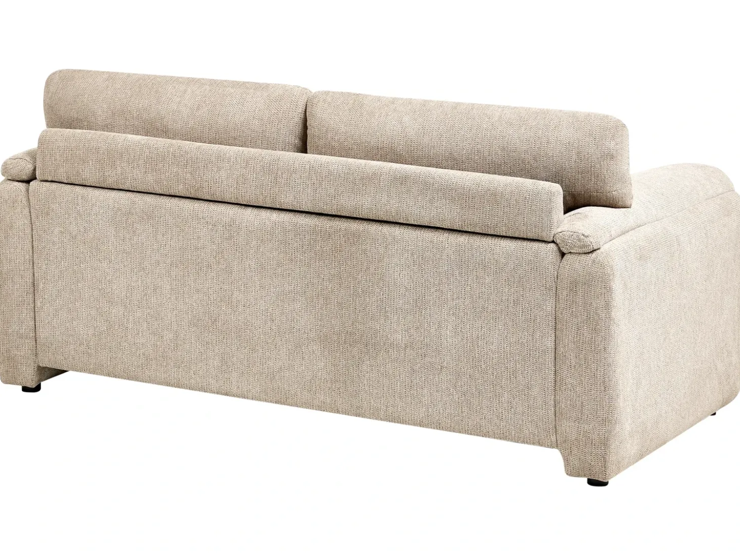 Outlet Sofa dla 2 osób GETA Beżowoszary Sofy Tapicerowane|Sofy Dwuosobowe