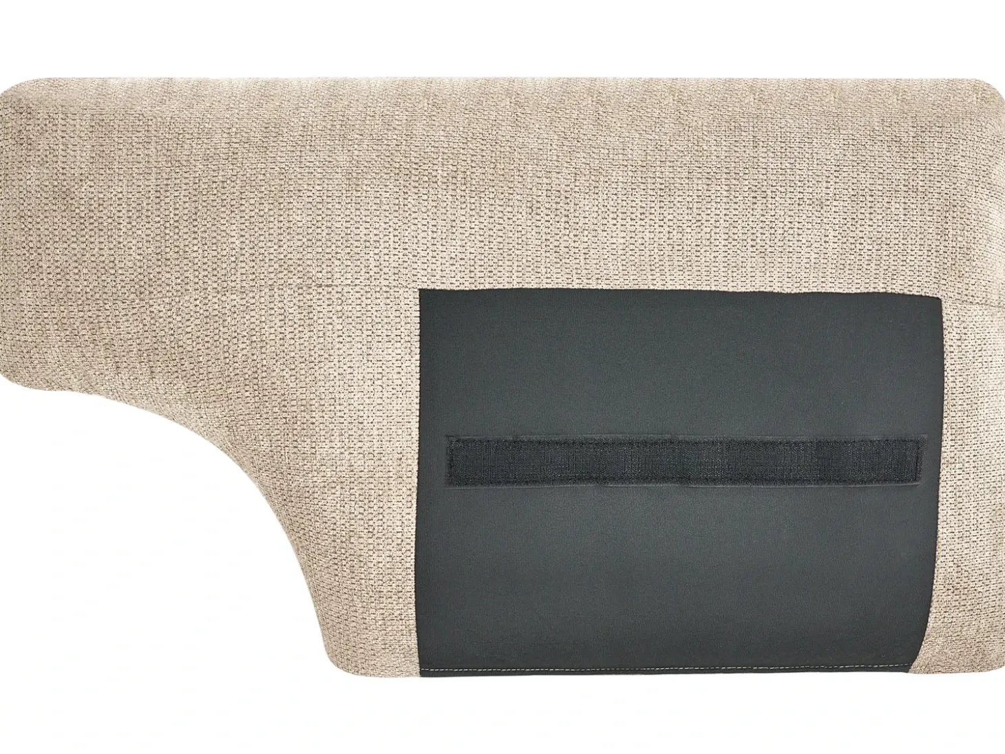 Outlet Sofa dla 2 osób GETA Beżowoszary Sofy Tapicerowane|Sofy Dwuosobowe