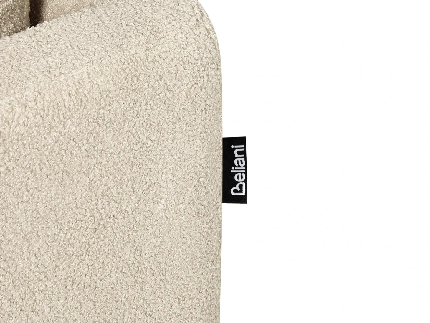 Sofa dla 2 osób GIMO Boucle Beżowy Sofy Tapicerowane|Sofy Dwuosobowe