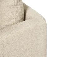 Sofa dla 2 osób GIMO Boucle Beżowy Sofy Tapicerowane|Sofy Dwuosobowe