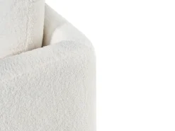 Discount Sofa dla 2 osób GIMO Boucle Biały Sofy Tapicerowane|Sofy Dwuosobowe