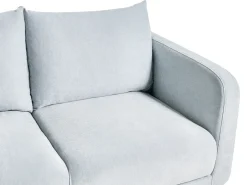 Online Sofa dla 2 osób GIMO Szenil Błękitny Sofy Tapicerowane|Sofy Dwuosobowe