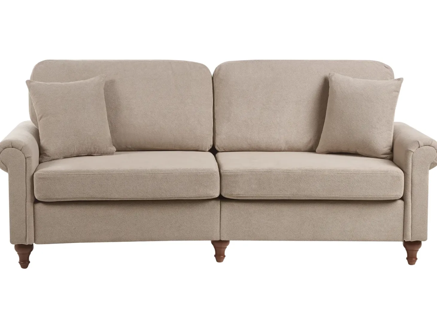 Clearance Sofa dla 3 osób GINNERUP Beżowoszary Sofy Tapicerowane|Kolekcje Sof