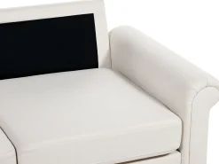 Sofa dla 2 osób GINNERUP Jasnobeżowy Sofy Tapicerowane|Sofy Dwuosobowe
