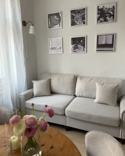 Hot Sofa dla 3 osób GINNERUP Jasnobeżowy Sofy Tapicerowane|Kolekcje Sof
