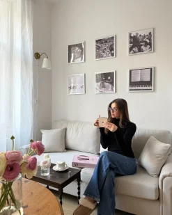 Hot Sofa dla 3 osób GINNERUP Jasnobeżowy Sofy Tapicerowane|Kolekcje Sof