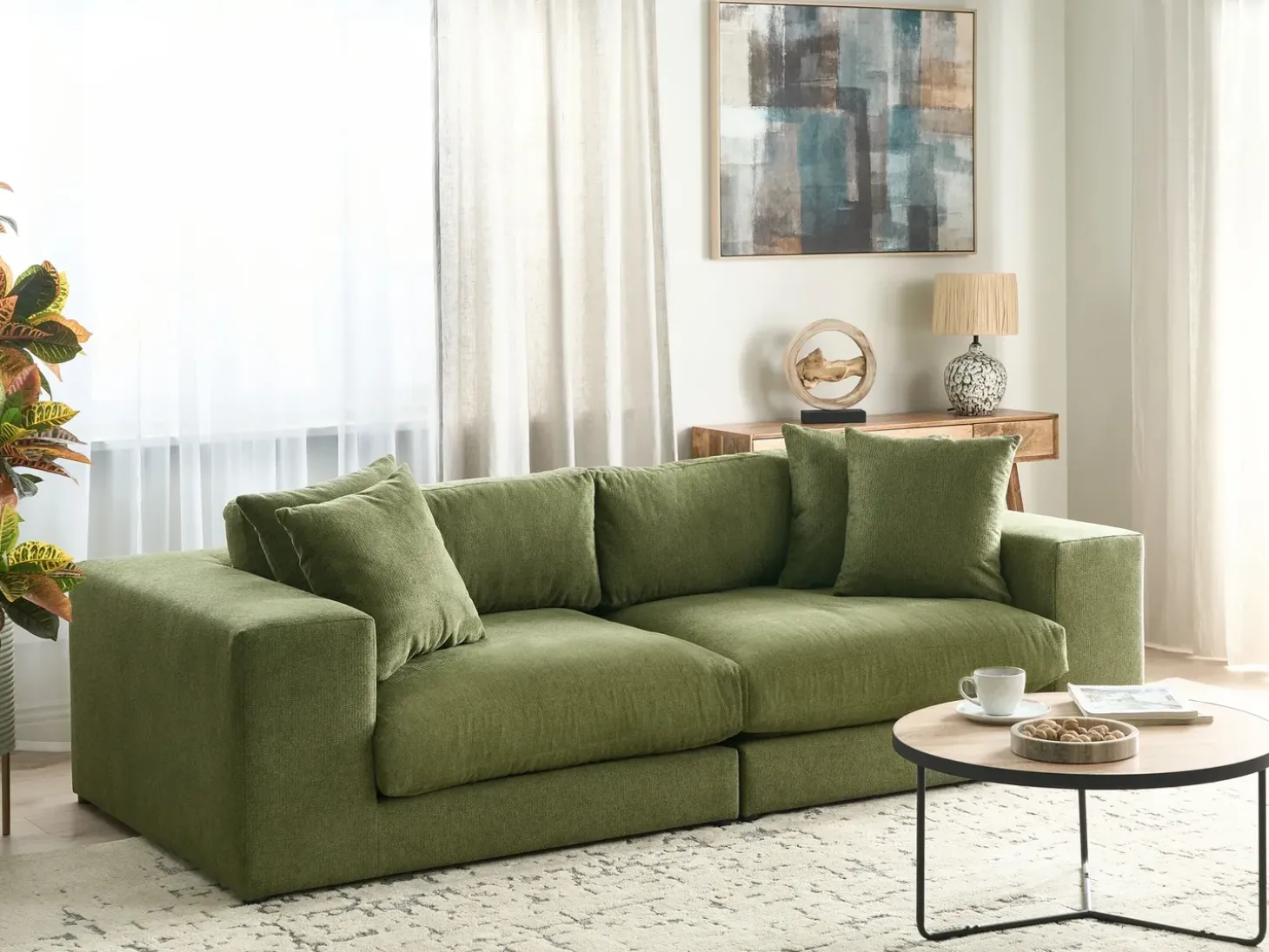 Online Sofa dla 3 osób GLORVIKA II Ciemno Sofy Tapicerowane|Wszystkie Sofy