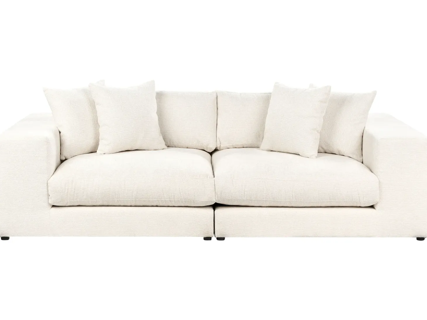 Discount Sofa dla 3 osób GLORVIKA II Złamana biel Sofy Tapicerowane|Wszystkie Sofy