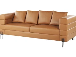 Best Sofa dla 3 osób GRANNA Ekoskóra Sofy Skórzane|Sofy Trzyosobowe