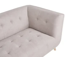 Hot Sofa dla 2 osób HABO Beżowoszary Sofy Tapicerowane|Sofy Dwuosobowe