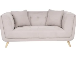 Hot Sofa dla 2 osób HABO Beżowoszary Sofy Tapicerowane|Sofy Dwuosobowe