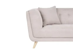Online Sofa dla 2 osób HABO Beżowoszary z otomaną Sofy Tapicerowane|Sofy Dwuosobowe
