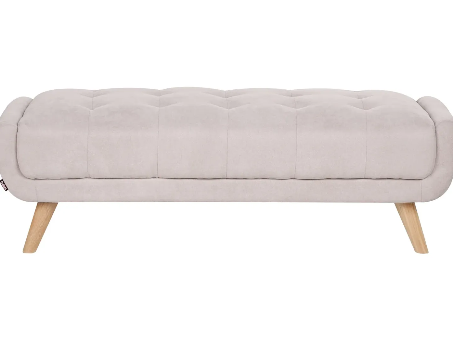 Online Sofa dla 2 osób HABO Beżowoszary z otomaną Sofy Tapicerowane|Sofy Dwuosobowe
