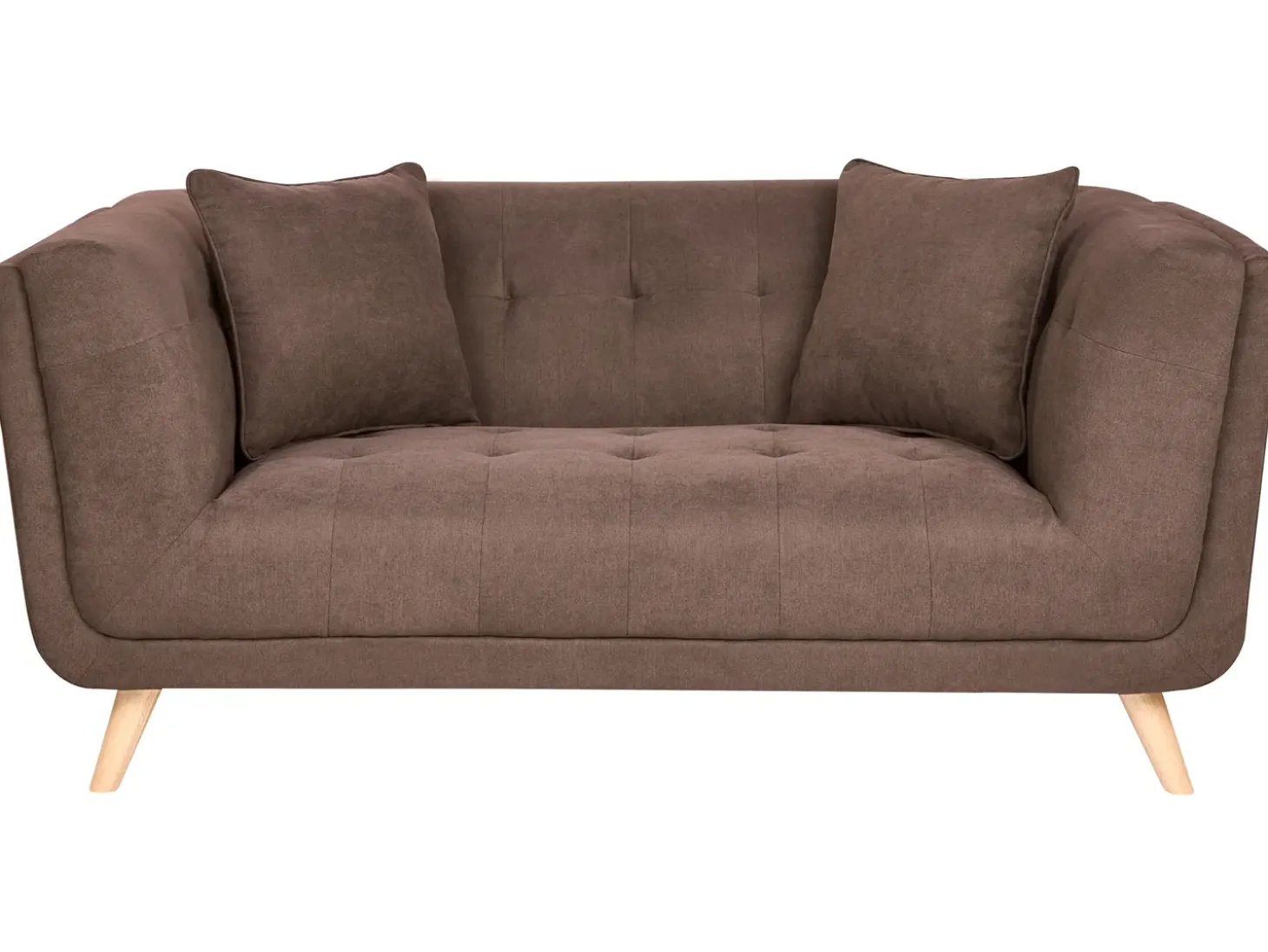 New Sofa dla 2 osób HABO Ciemno Sofy Tapicerowane|Sofy Dwuosobowe