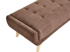 Sale Sofa dla 2 osób HABO Ciemno z otomaną Sofy Tapicerowane|Sofy Dwuosobowe