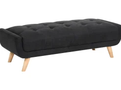 Outlet Sofa dla 2 osób HABO Czarny Sofy Tapicerowane|Sofy Dwuosobowe