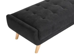 Outlet Sofa dla 2 osób HABO Czarny Sofy Tapicerowane|Sofy Dwuosobowe