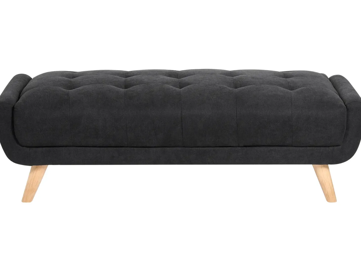 Outlet Sofa dla 2 osób HABO Czarny Sofy Tapicerowane|Sofy Dwuosobowe