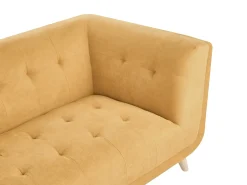 Hot Sofa dla 2 osób HABO Musztardowy Sofy Tapicerowane|Sofy Dwuosobowe