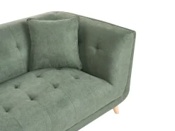 Discount Sofa dla 2 osób HABO Zielony Sofy Tapicerowane|Sofy Dwuosobowe