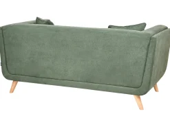 Sale Sofa dla 2 osób HABO Zielony z otomaną Sofy Tapicerowane|Sofy Dwuosobowe
