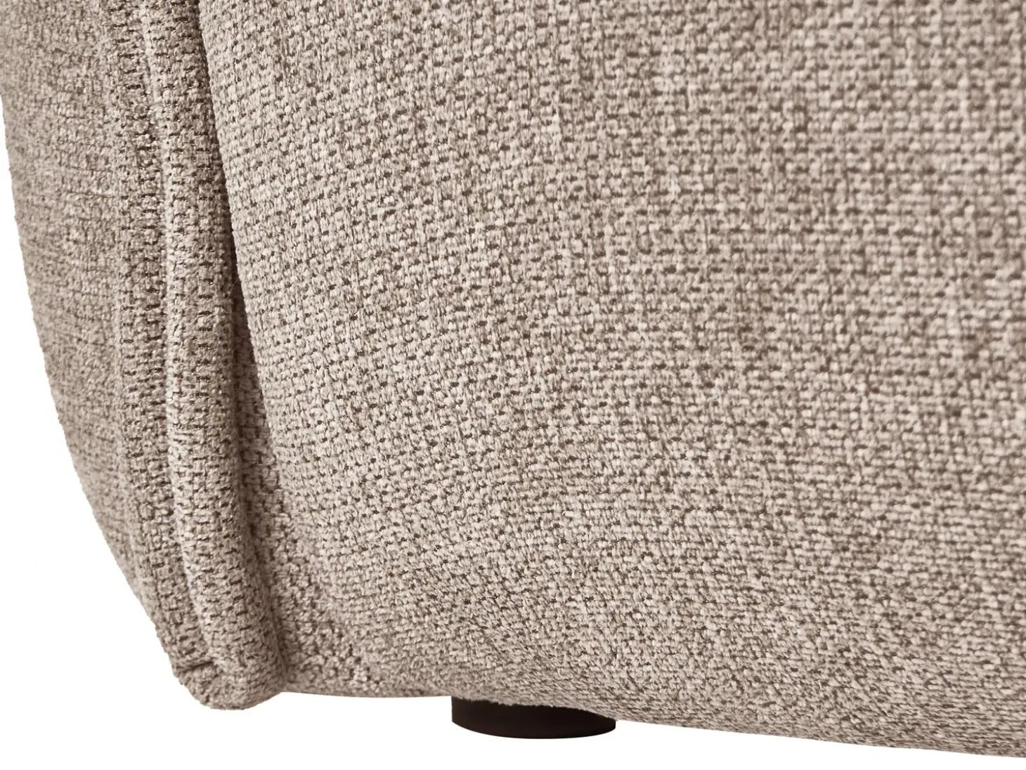 Discount Sofa dla 2 osób HALBA Beżowoszary Sofy Tapicerowane|Sofy Dwuosobowe